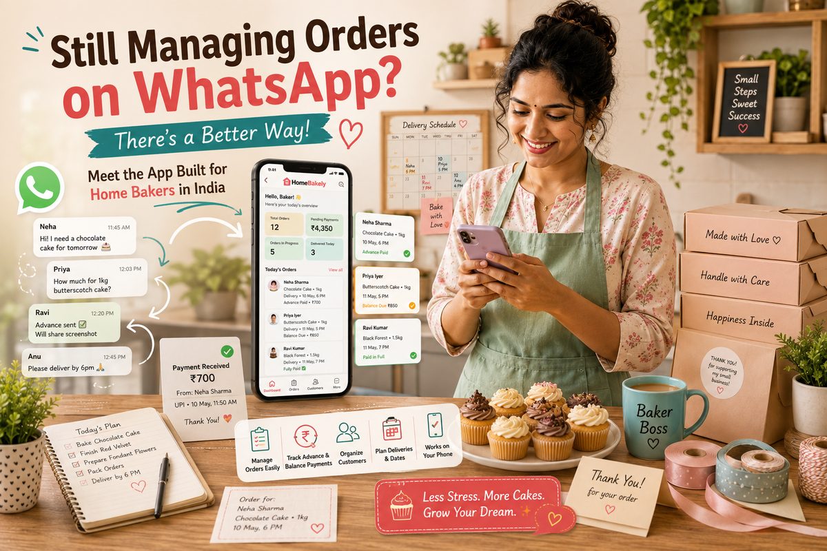 The best app for home bakers in India — what to look for