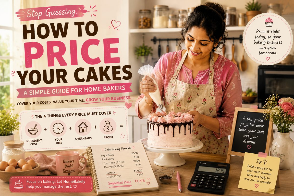 How to price your cakes — a simple guide